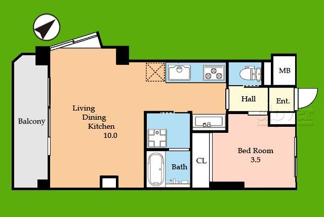 1LDK apartment in Setagaya Ward, Tokyo - Photo 1