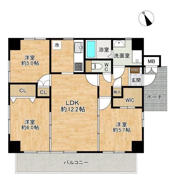 3LDK apartment in Narashino, Chiba - Photo 1