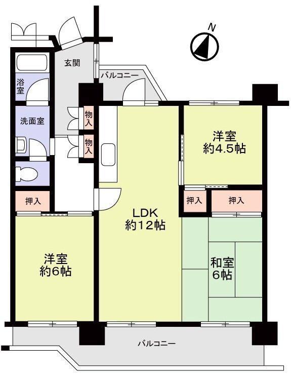 3LDK apartment in Kita Ward, Sakai, Osaka - Photo 1