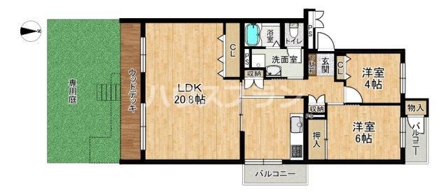 2LDK apartment in Hirakata, Osaka - Photo 1