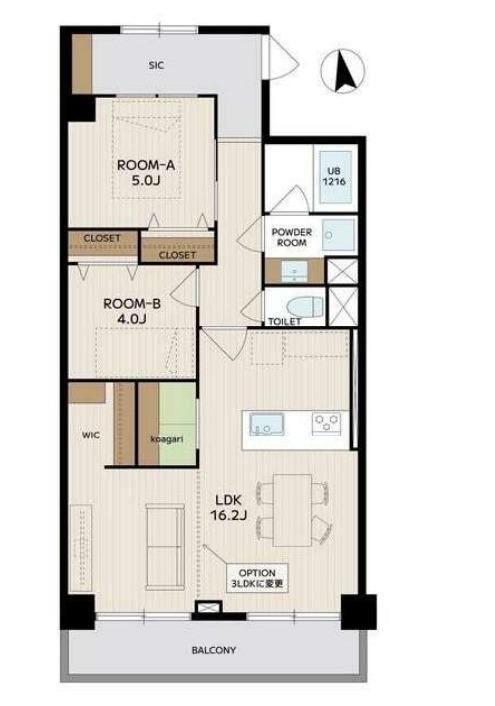 2LDK apartment in Koto Ward, Tokyo - Photo 1