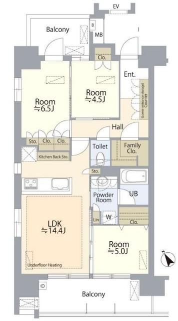 3LDK apartment in Kita Ward, Tokyo - Photo 1