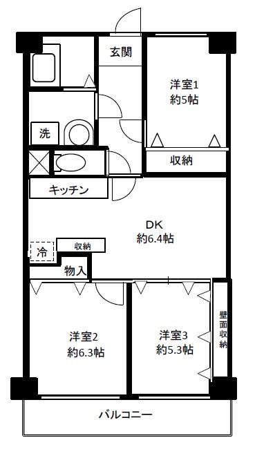 3DK apartment in Ota Ward, Tokyo - Photo 1
