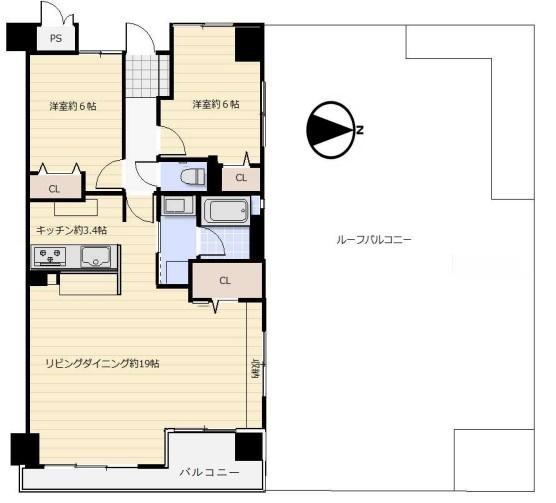 2LDK apartment in Toyonaka, Osaka - Photo 1