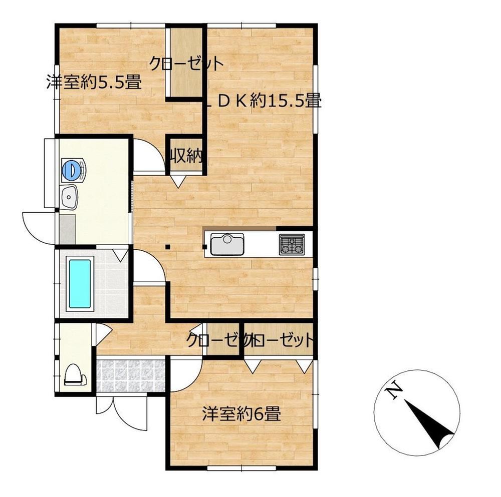 2LDK house in Hofu, Yamaguchi - Photo 1