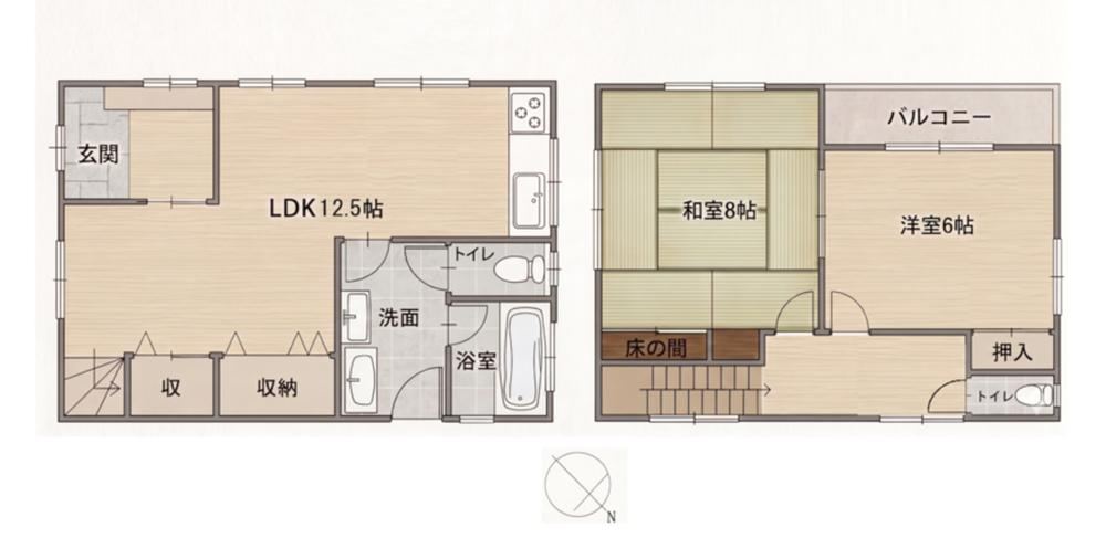 2LDK house in Arakawa Ward, Tokyo - Photo 1