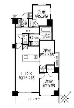 3LDK apartment in Miyamae Ward, Kawasaki, Kanagawa - Photo 1
