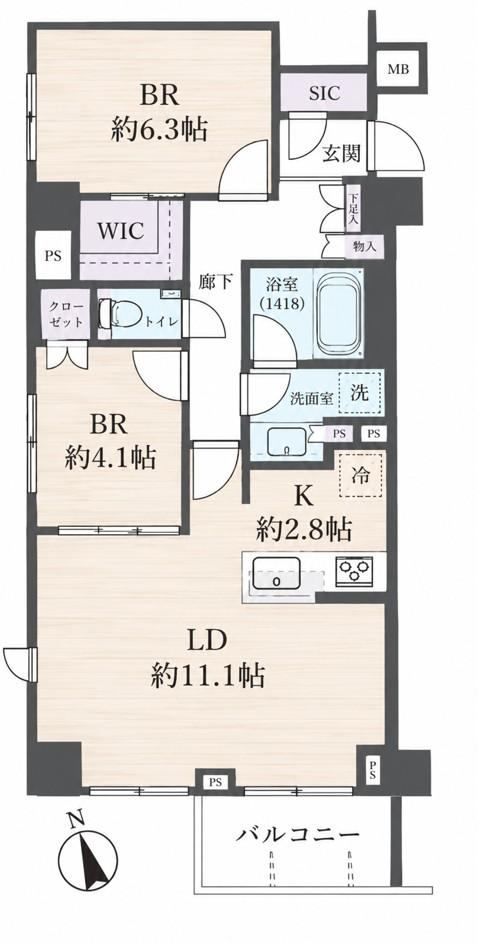 2LDK apartment in Suginami Ward, Tokyo - Photo 1