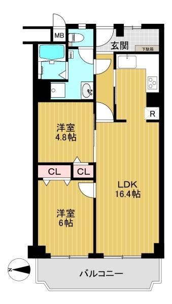 2LDK apartment in Takatsuki, Osaka - Photo 1