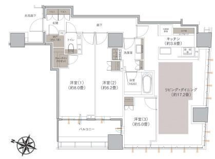 3LDK+S apartment in Chiyoda Ward, Tokyo - Photo 1