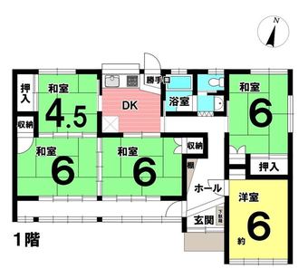 5DK house in Nagahama