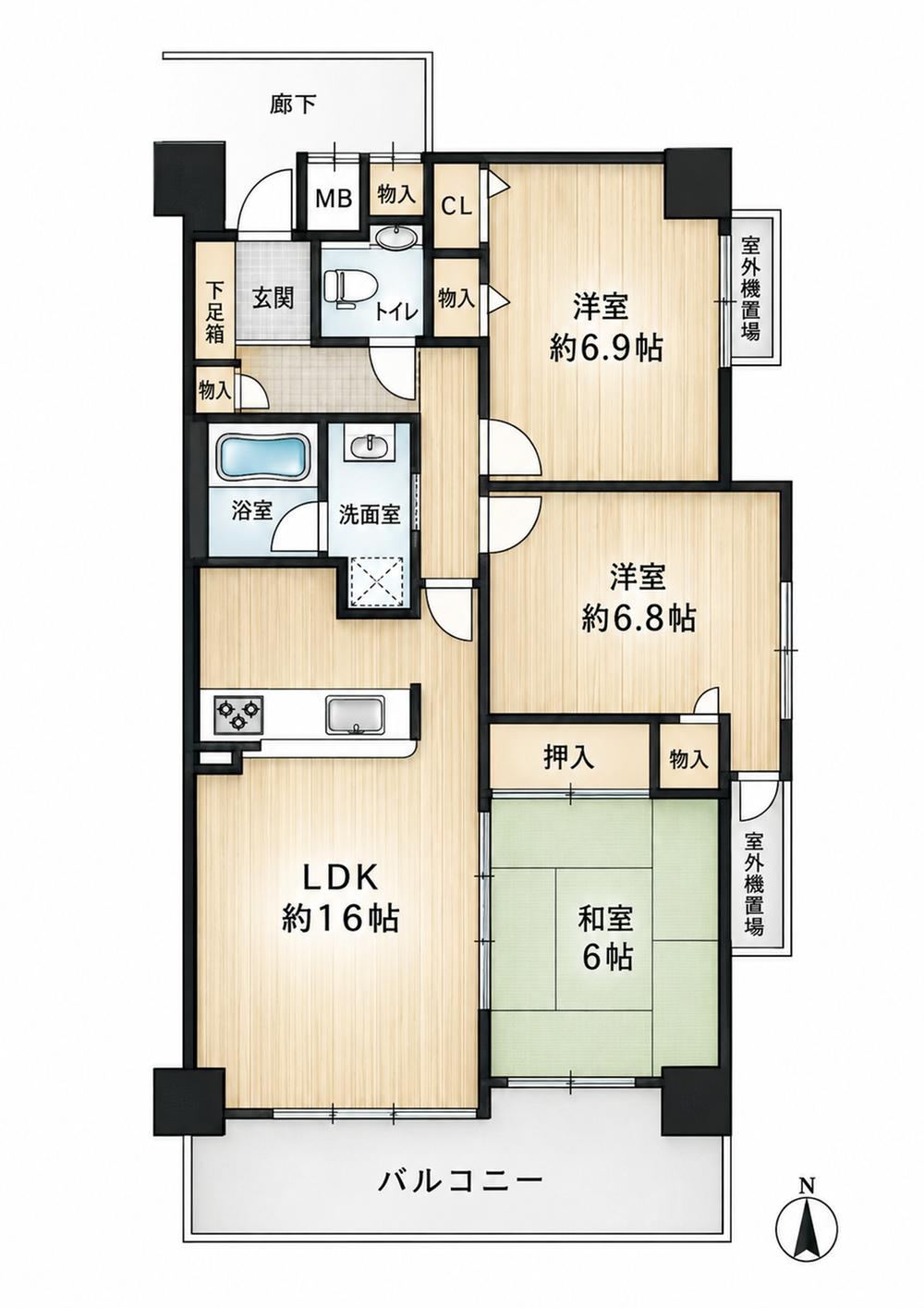 3LDK apartment in Osakasayama, Osaka - Photo 1