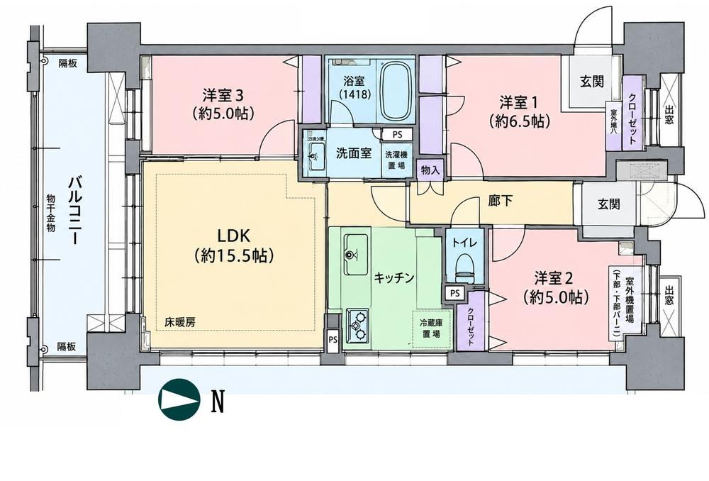 3LDK apartment in Saga, Saga - Photo 1