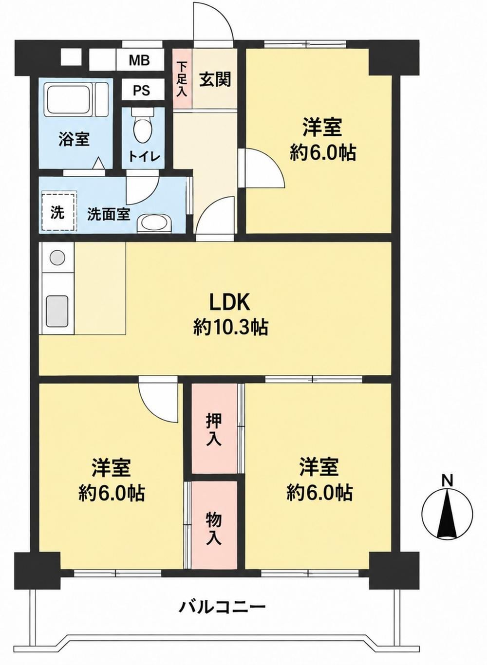 3LDK apartment in Odawara, Kanagawa - Photo 1