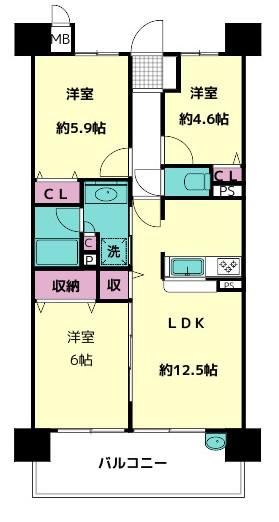 3LDK apartment in Yao, Osaka - Photo 1