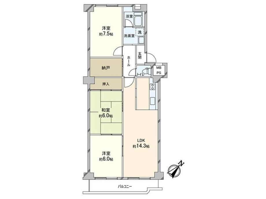 3LDK apartment in Toyonaka, Osaka - Photo 1