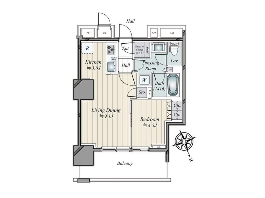 1LDK apartment in Narashino, Chiba - Photo 1
