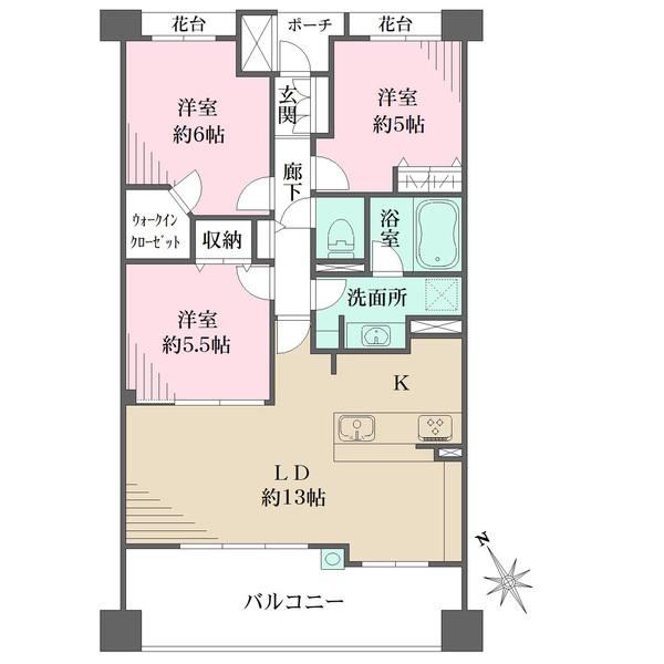 3LDK apartment in Aoba Ward, Yokohama, Kanagawa - Photo 1