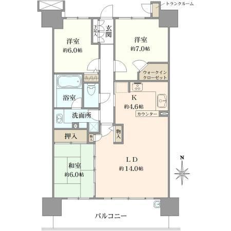 3LDK apartment in Hino, Tokyo - Photo 1