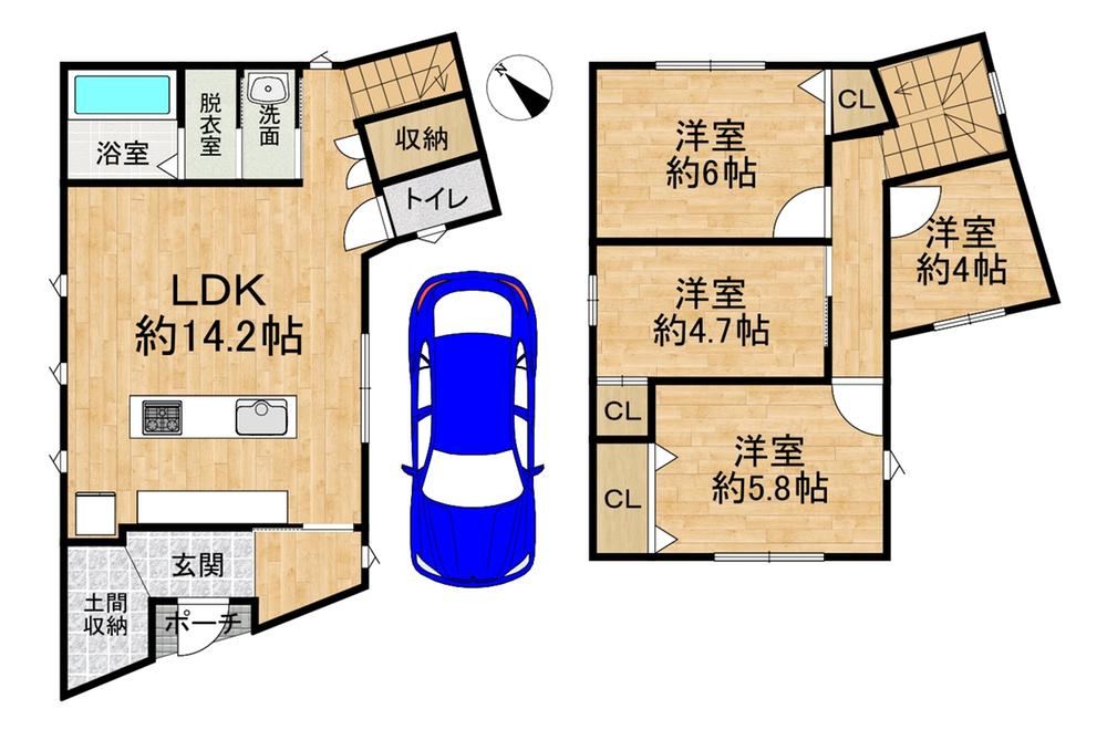 4LDK house in Higashiosaka, Osaka - Photo 1