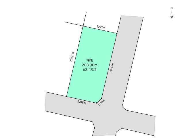 209 m² land in Goshogawara, Aomori - Photo 1