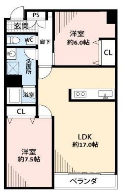 2LDK apartment in Wakabayashi Ward, Sendai, Miyagi - Photo 1
