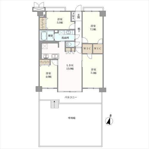 4LDK apartment in Soka, Saitama - Photo 1