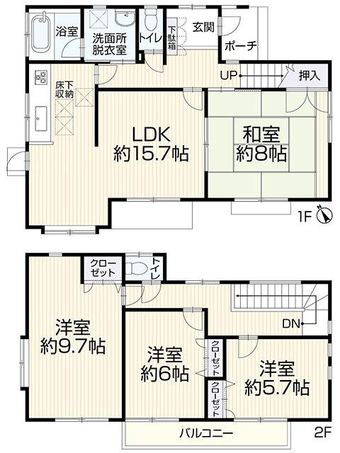 4LDK house in Mishima