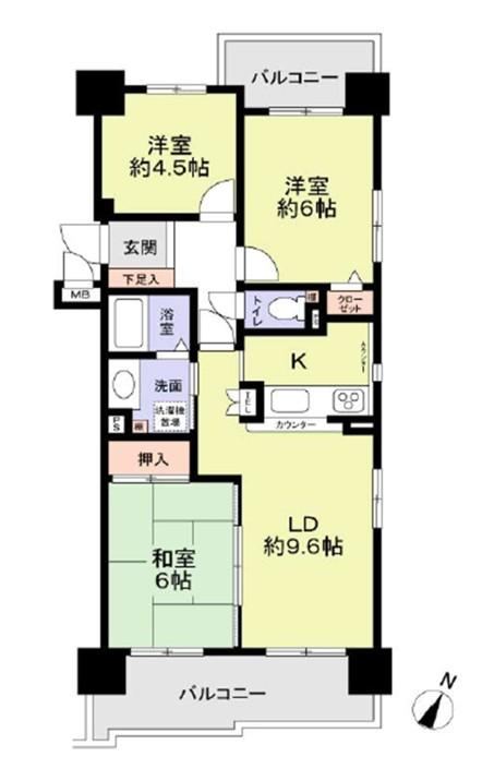 3LDK apartment in Nakamura Ward, Nagoya, Aichi - Photo 1