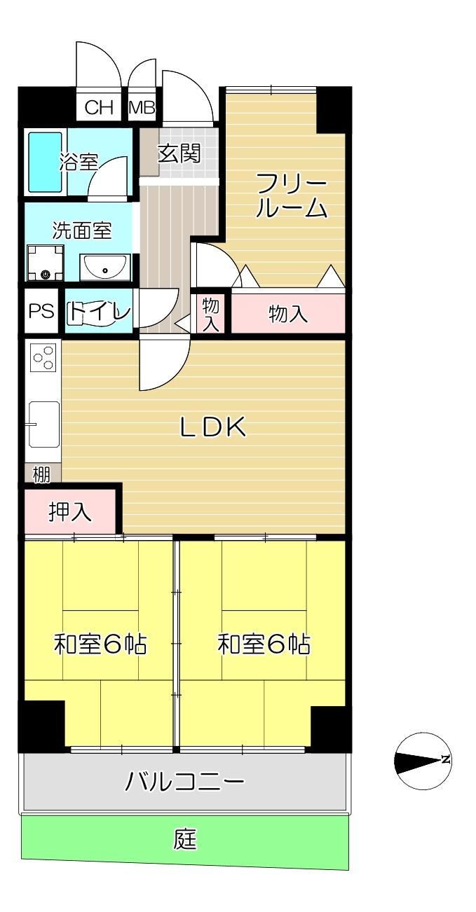 3LDK apartment in Matsubara, Osaka - Photo 1