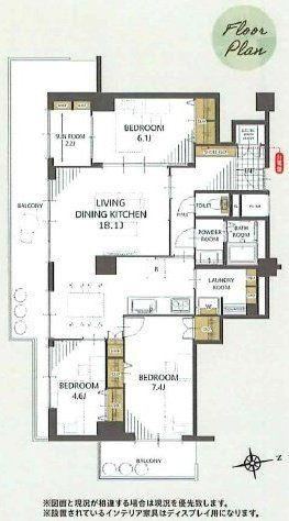 3LDK apartment in Kanazawa, Ishikawa - Photo 1