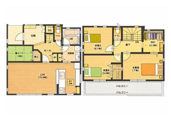 3LDK+S house in Togane