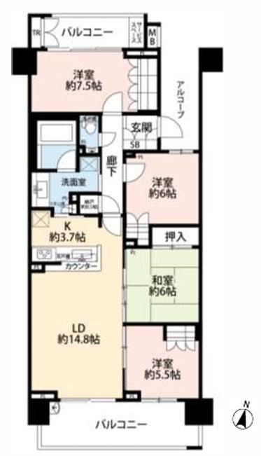4LDK apartment in Adachi Ward, Tokyo - Photo 1