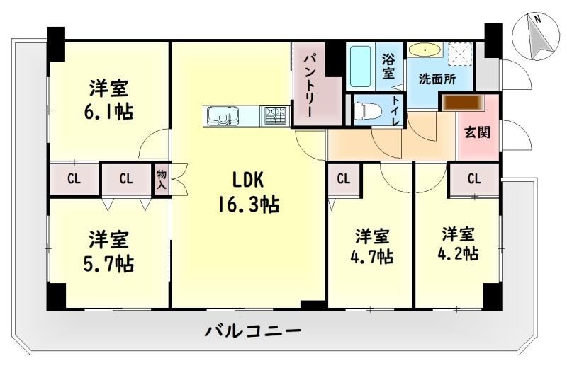 4LDK apartment in Takaishi, Osaka - Photo 1