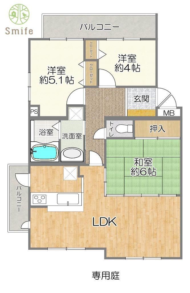 3LDK apartment in Chuo Ward, Hamamatsu, Shizuoka - Photo 1