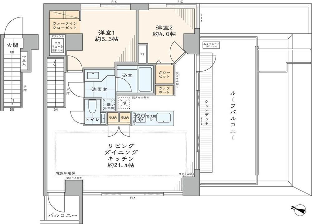 2LDK apartment in Shinjuku Ward, Tokyo - Photo 1