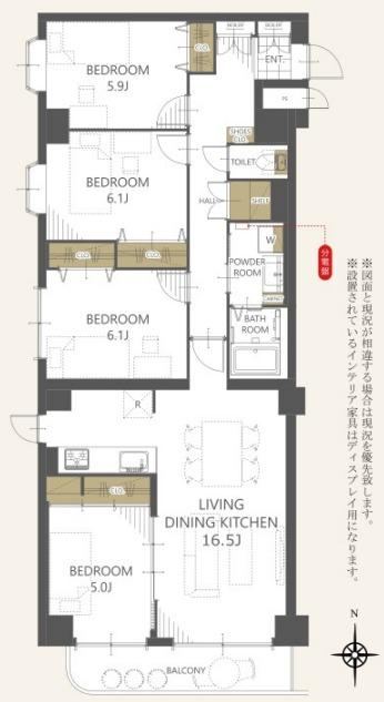 4LDK apartment in Chuo Ward, Sapporo, Hokkaido - Photo 1