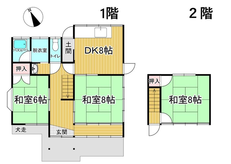 3DK house in Nagano, Nagano - Photo 1