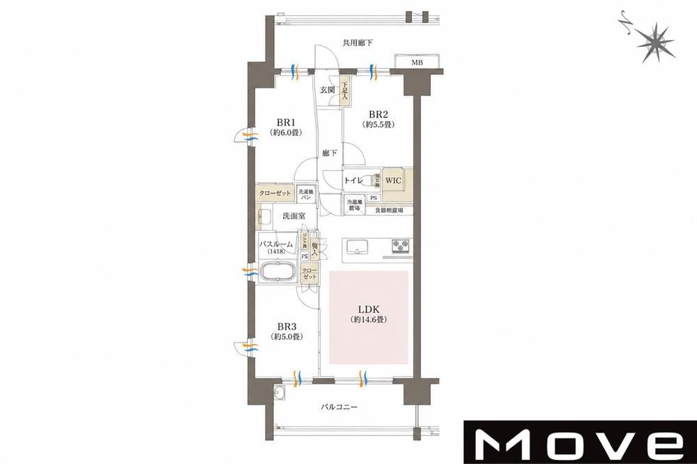 3LDK apartment in Onojo, Fukuoka - Photo 1