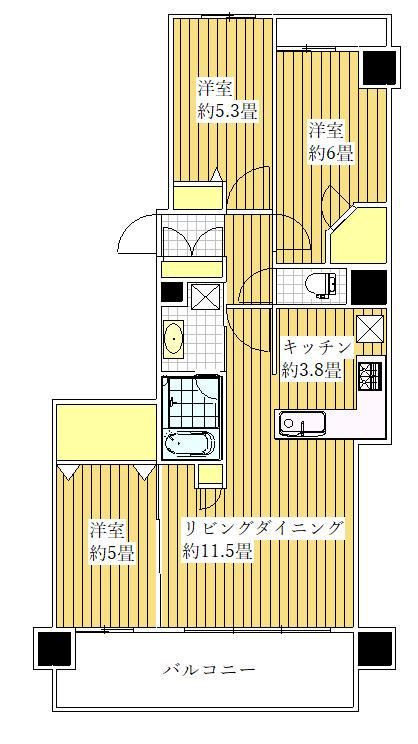 3LDK apartment in Toyohira Ward, Sapporo, Hokkaido - Photo 1