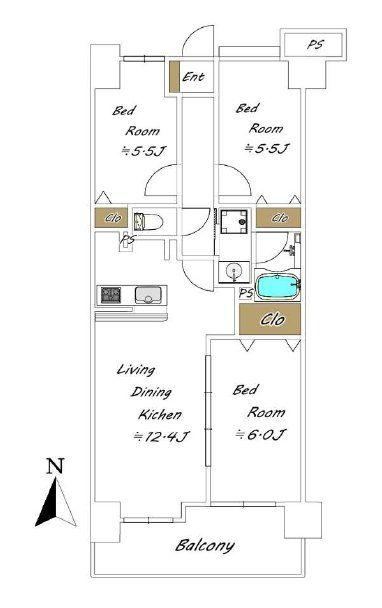 3LDK apartment in Yamato, Kanagawa - Photo 1