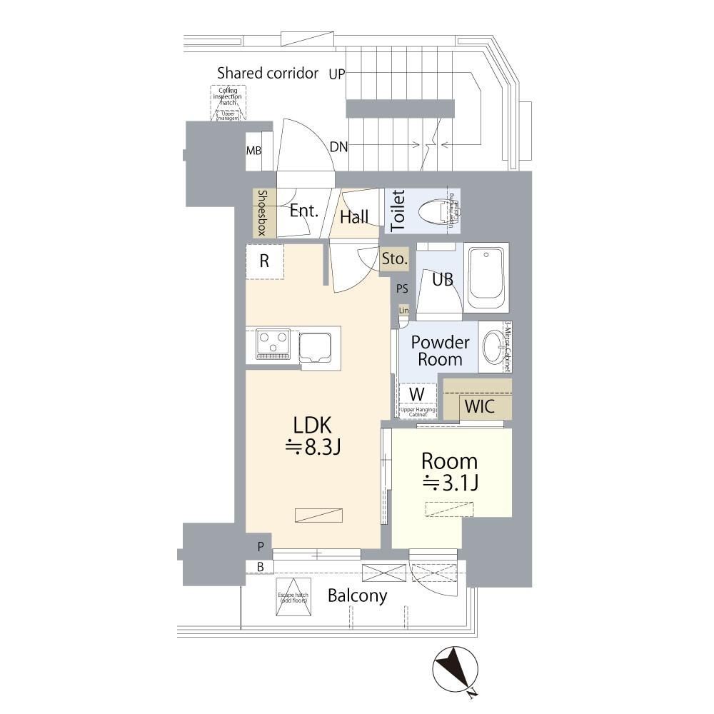 1LDK apartment in Kita Ward, Tokyo - Photo 1