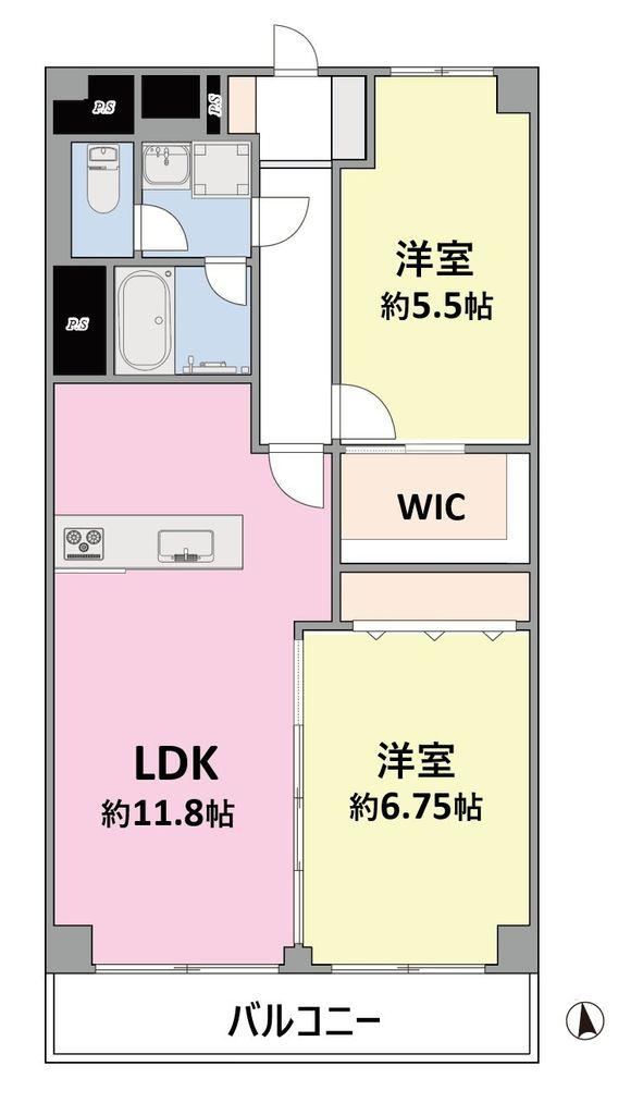 2LDK apartment in Kawaguchi, Saitama - Photo 1
