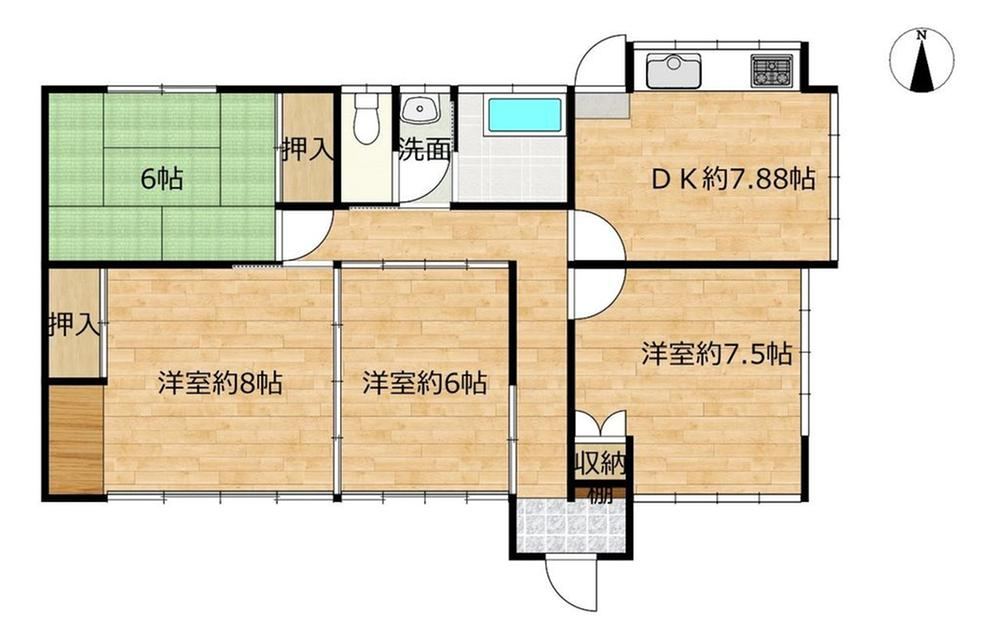 4DK house in Date, Fukushima - Photo 1
