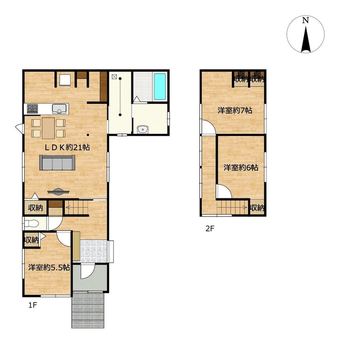3LDK house in Mitsuke
