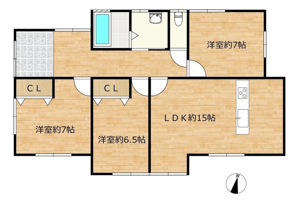 3DK house in Munakata, Fukuoka - Photo 1