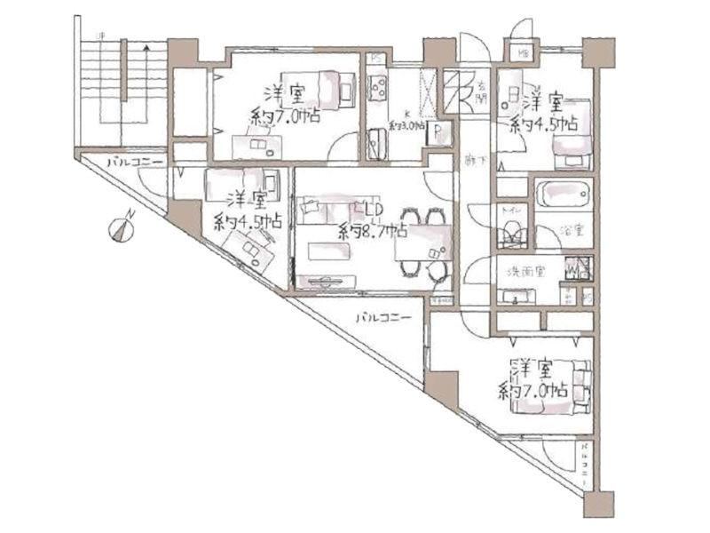 4LDK apartment in Chuo Ward, Sagamihara, Kanagawa - Photo 1