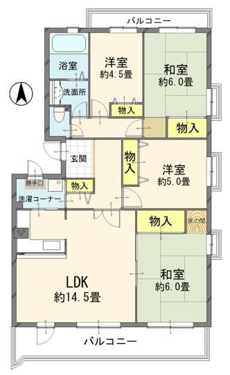4LDK apartment in Isogo Ward, Yokohama, Kanagawa - Photo 1