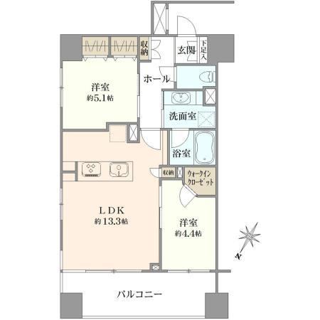 2LDK apartment in Chiyoda Ward, Tokyo - Photo 1