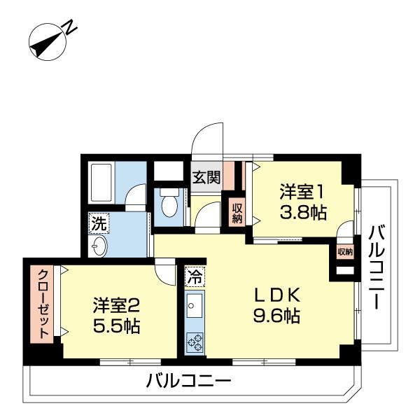 2LDK apartment in Katsushika Ward, Tokyo - Photo 1
